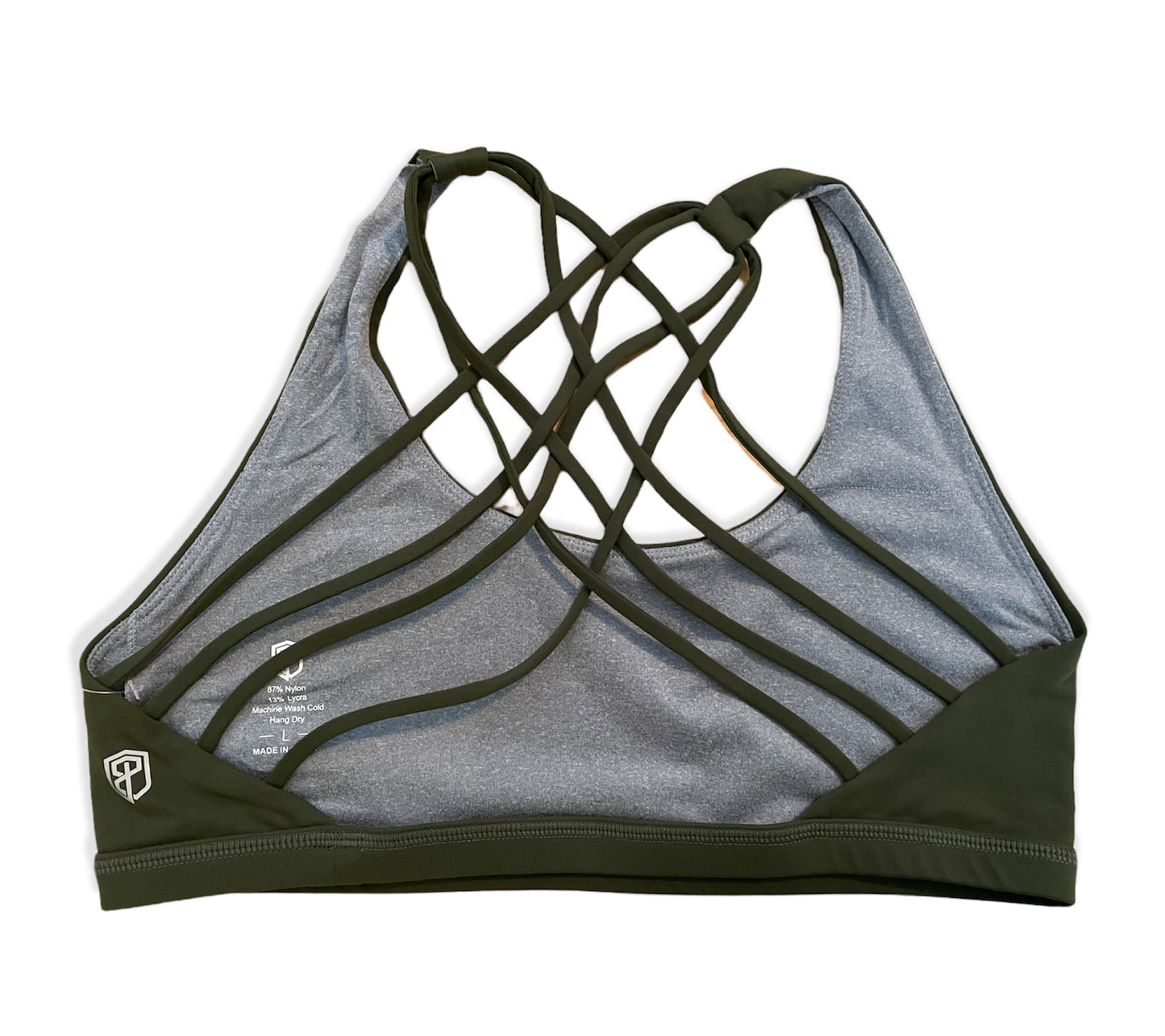 Born primitie Vitality sport bra (tactical green) - Barbelt