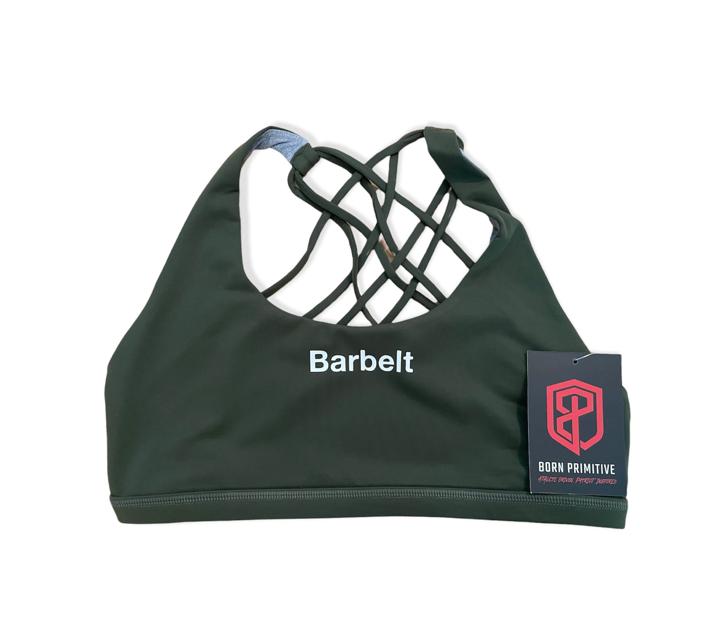 Born primitie Vitality sport bra (tactical green) - Barbelt