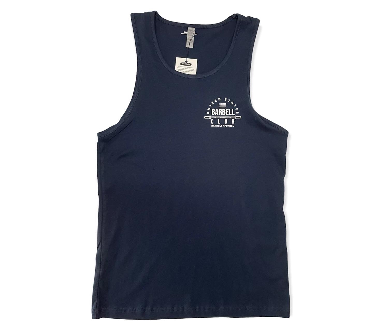 Barbell Club Navy Blue Men’s Tank